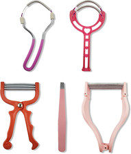 Facial Hair Removal for Women - 5 in 1 Face Hair Remover Kit, Spring Hair Remove