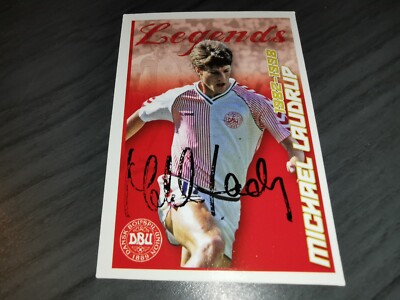 Michael Laudrup hand signed autograph Panini Family Denmark 2018