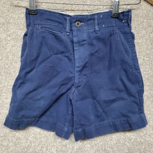 Vintage Boy Scouts Of America Cargo Shorts 22x5 Navy Blue USA Vtg - Picture 2 of 8
