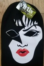 KISS Paul Stanley WINTER Mask Hat Ski Mask NEW WITH TAG Rare Rock Merchandise