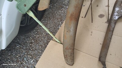 Ancien Garde-Boue Acier Vélo - Type 'Chapeau Gendarme' - Pièce Vintage
