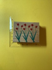 Tulips Flower Garden Bouquet Mother s Day Hero Arts Rubber Stamps Card Making M