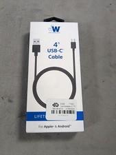 Just Wireless 4ft USB-C Cable for Apple & And...