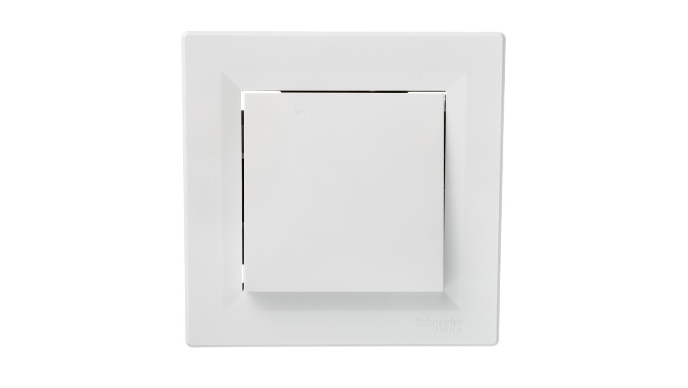 ASFORA Single two-pole white switch EPH0200121 /T2UK