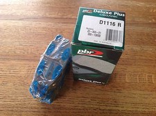Nuevo PBR D1116R Deluxe Organic Performance Fr. Pastillas de freno Honda Passport, Isuzu