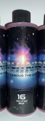 Shine Energy RED COLOR 8oz bottle (Like RedDawn Energy) 