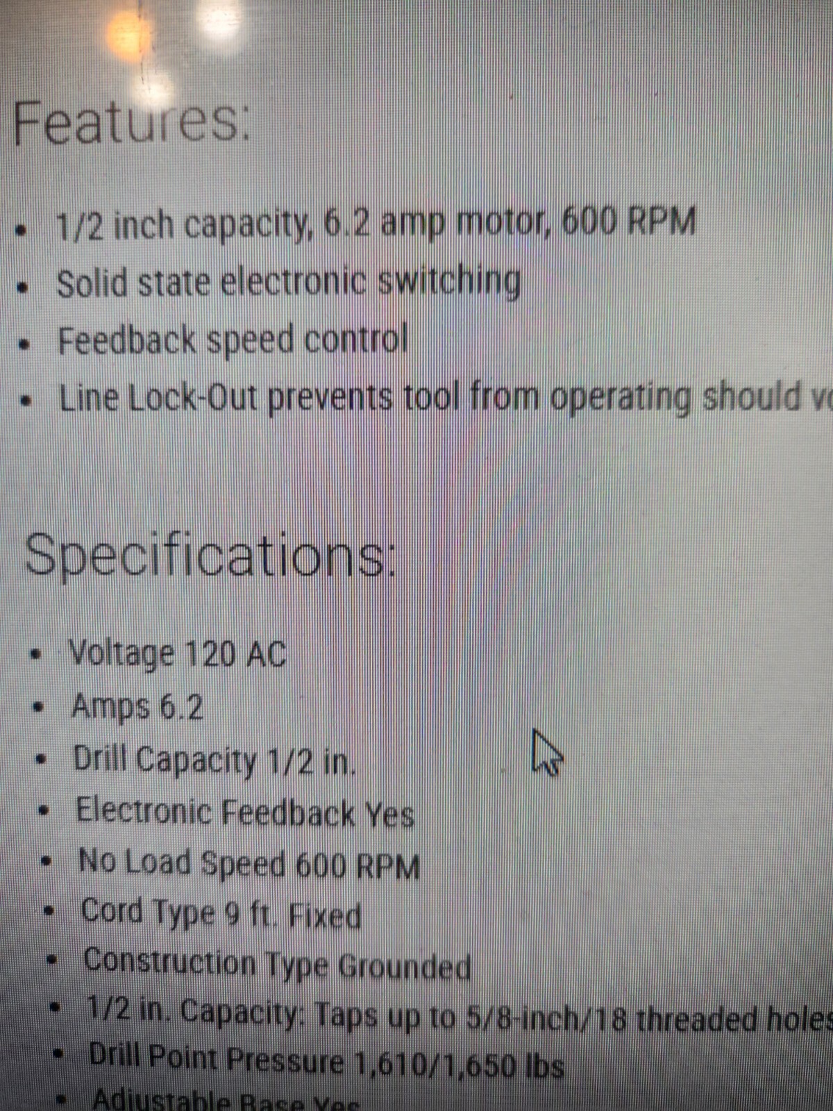 Milwaukee 42041 Drill Press 45242012817 eBay