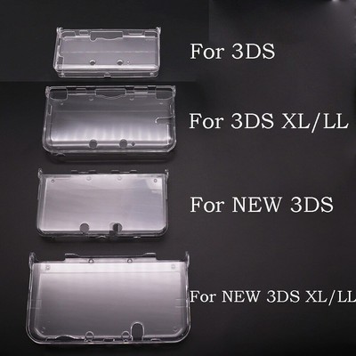 Clear Crystal Hard Shell Skin Transparent Case Cover For New 3DS / 3DS XL LL
