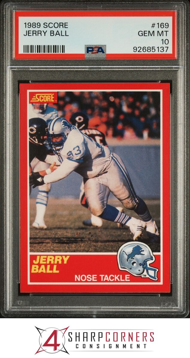 1989 SCORE #169 JERRY BALL RC LIONS PSA 10 F4099396-137 | eBay 1989 SCORE #169 JERRY BALL RC LIONS PSA 10 F4099396-137 | eBay