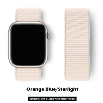 For Apple Watch 11 10 9 8 7 6 5 4 SE 3 Nylon Sport Loop Band 40/44/41/45/42/46mm