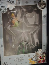💚Disney Tinkerbell Light Up Tree Topper Boxed Great Condition 💚