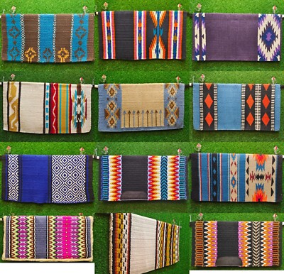 Western Show Horse Saddle Blanket Diseño de Nueva Zelanda Manta de sillín de lan
