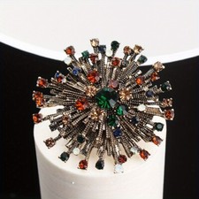 Retro Fashion Creative Personality Snowflake Sunflower Starry Brooch Accessories