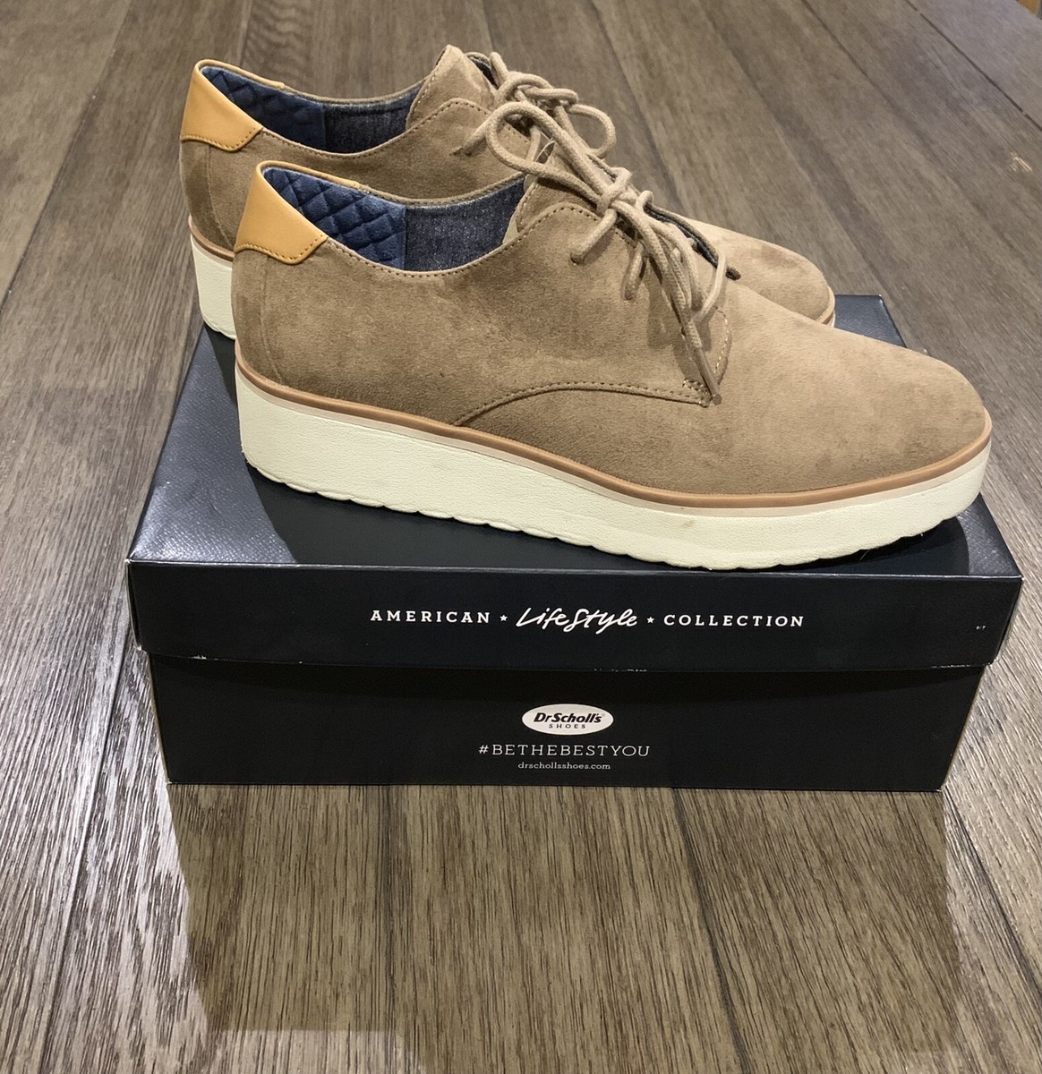 Dr Scholl's Lillian Women Size Loafers Lace Up Shoes Platform