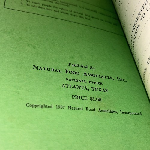 NATURAL FOOD AND FARMING DIGEST 1957 Natural Food Associates - Picture 5 of 15