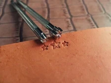 Stainless Steel  leather craft pentagram Geometric Stamp Tool Z609