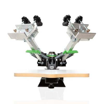 #ad Riley Hopkins 150 4 Color 1 Station Screen Printing Press $629.95