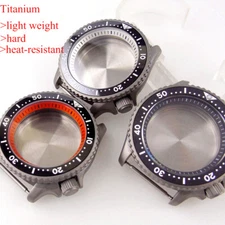 Titanium 41mm Sapphire Glass Watch Case 20ATM Diver Fit NH34A NH35A NH36A SKX007
