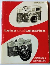 LEICA and LEICAFLEX CAMERAS  ACCESSORIES CATALOG NO. 40 GOOD CONDITION 