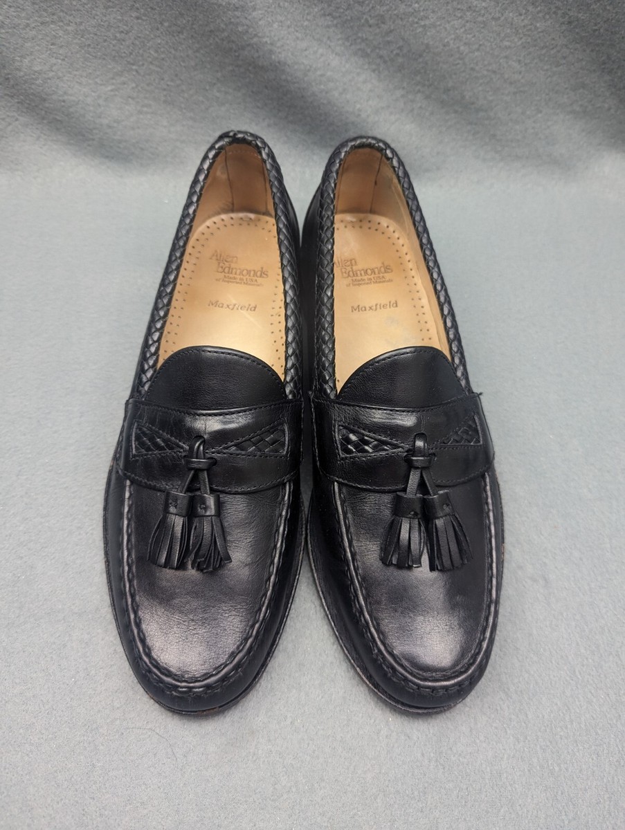 Brown Leather Tassel Loafers Off White Maxfield ALLEN  display picture 1