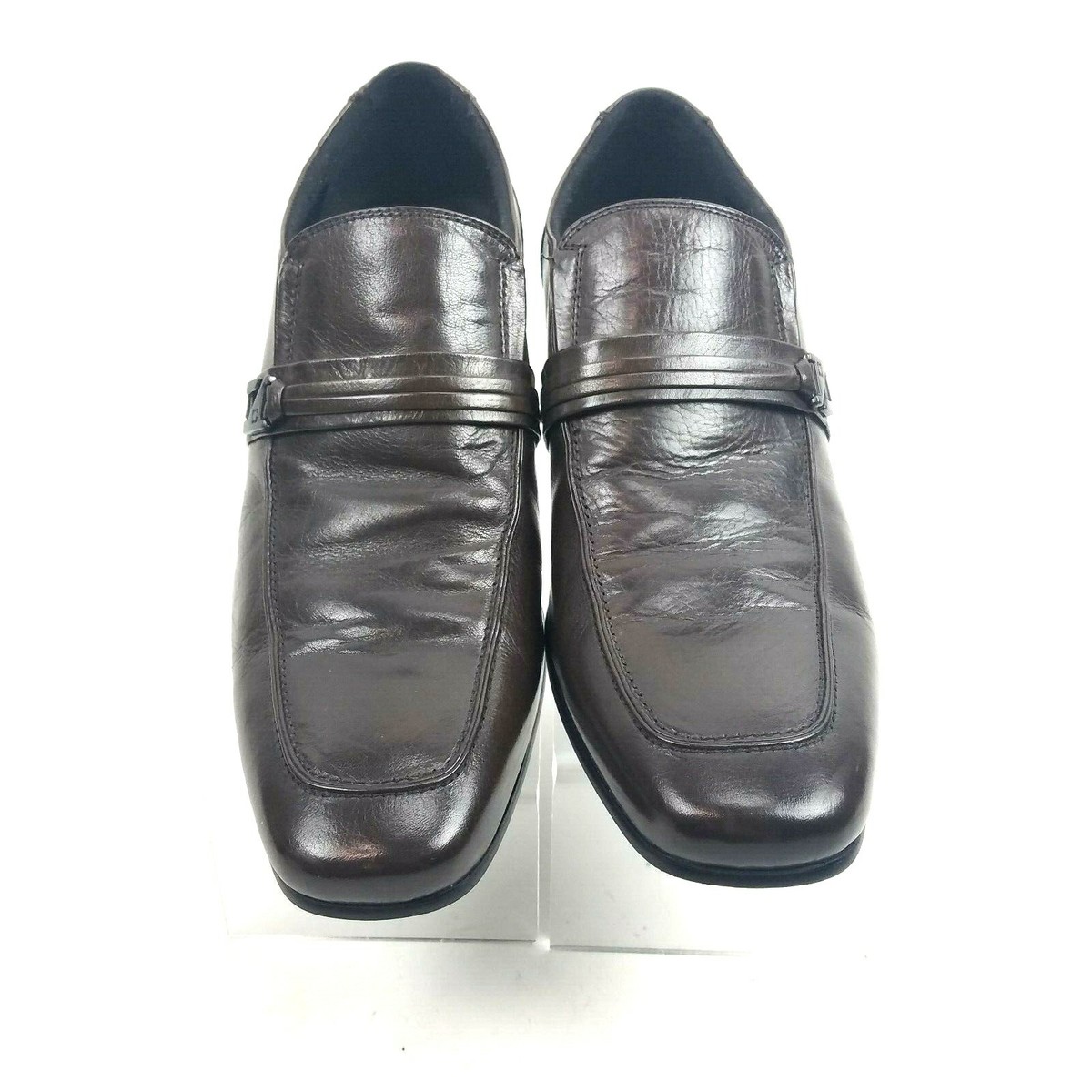 Kenneth Cole Reaction Dark Brown Slip-On Loafers Kenneth Cole Reaction Men main image 3