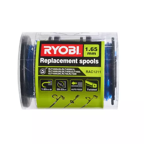 Ryobi Line Trimmer Spool And Line 3 Pack - 1.65mm Twist Line Suits 18v and 36v - Picture 1 of 1