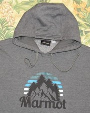 MARMOT Grey Hoodie Pullover Sweatshirt Large L