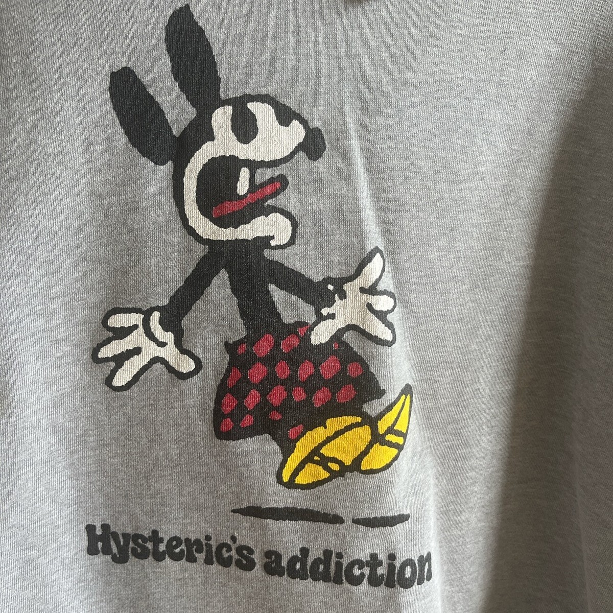 Vintage 80s Hysteric Glamour Gray Mickie Mouse Hoodie | eBay