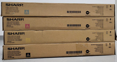 4 Toner Sharp MX-51GTBA MX-51GTCA MX-51GTYA MX-51GTMA Neu OVP B-Ware Original Rg