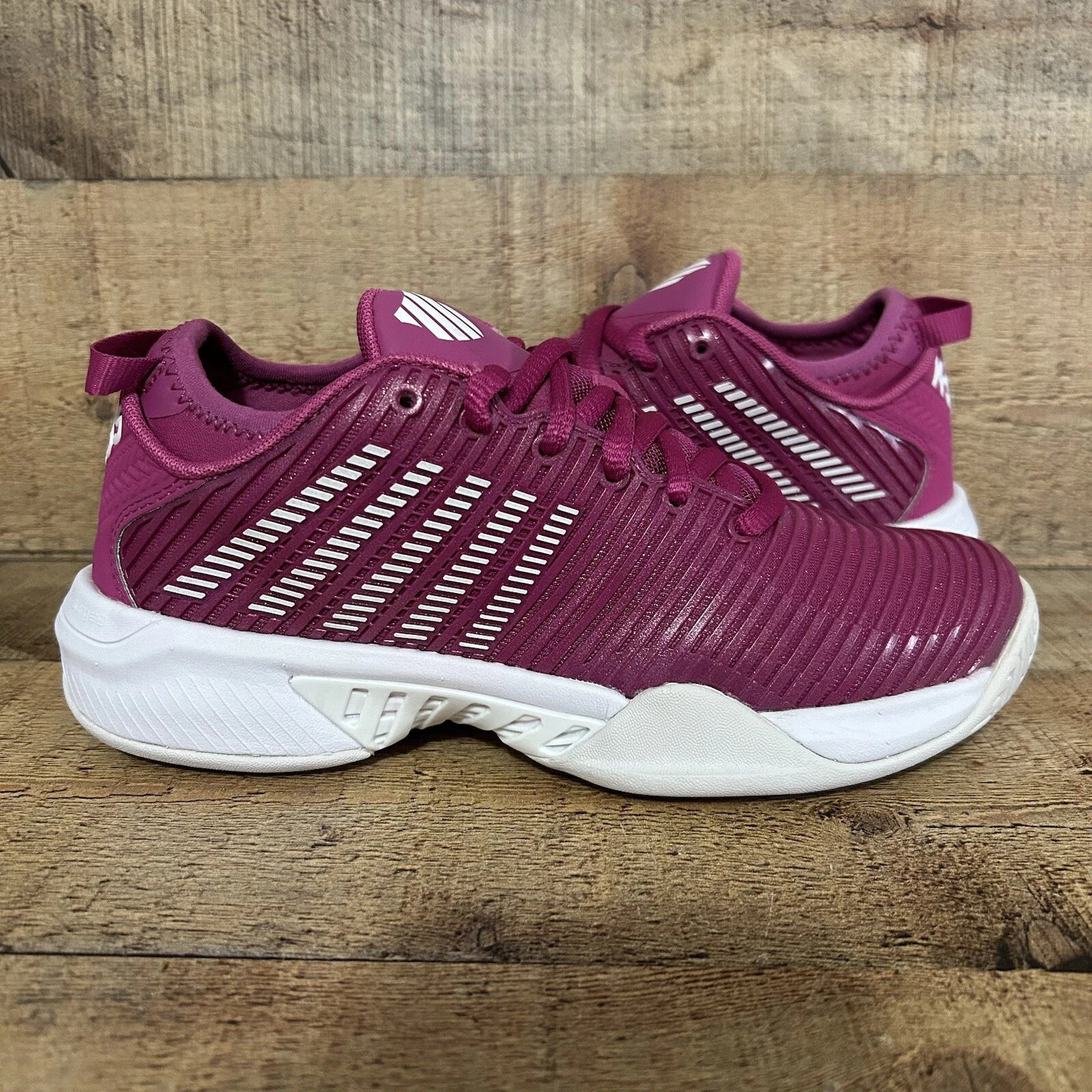 Chaussure de tennis femme K Swiss taille 6 Hypercourt Supreme Cactus Flower 96615 NEUVE