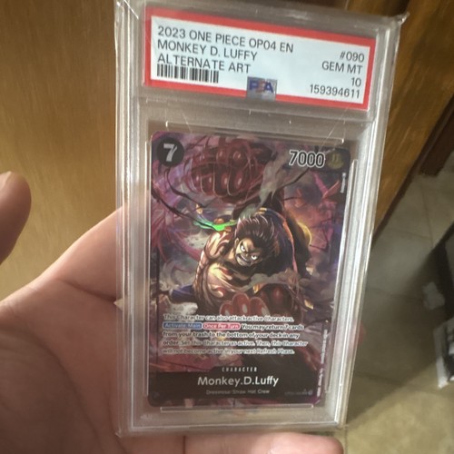 Monkey.D.Luffy OP04-090 Alternate Art · OP04 PSA 10, eBay listing photo