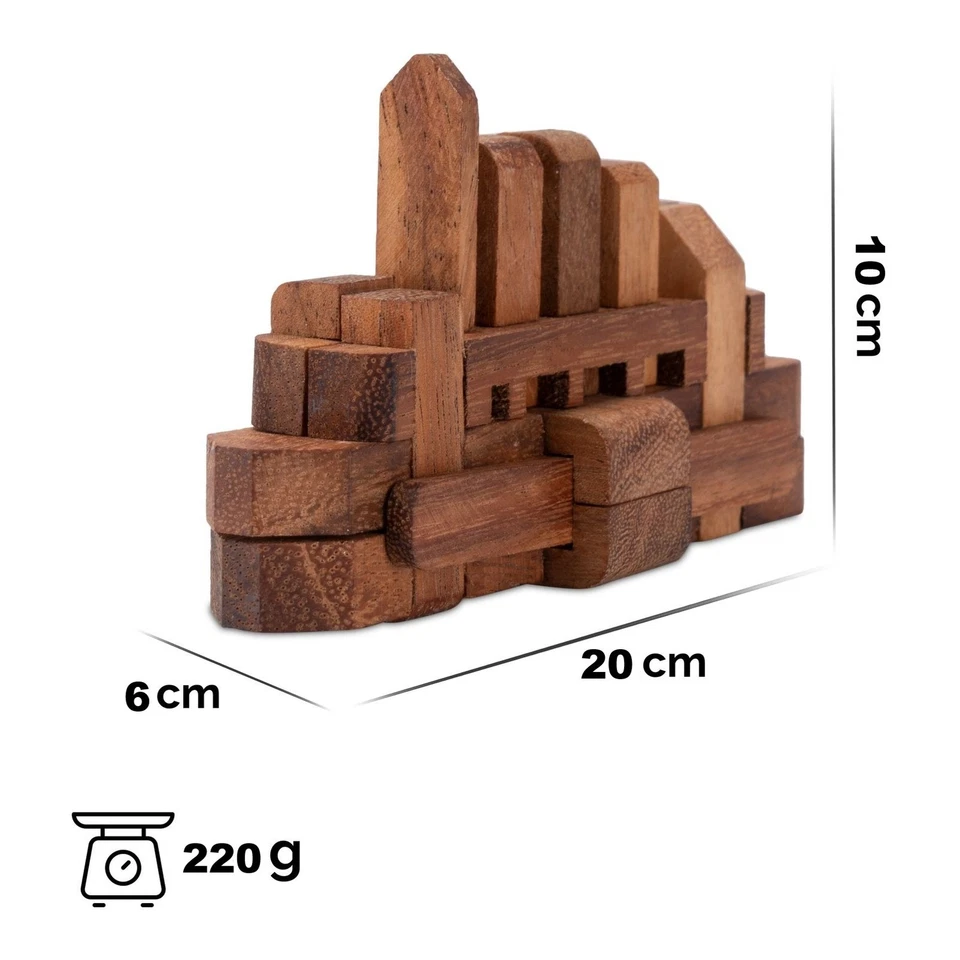 Schiff Gr. L - Ship - 3D Puzzle - Denkspiel - Knobelspiel - Geduldspiel - Logiks - Bild 2 von 4