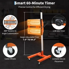 2000W High Power Infrared Paint Curing Lamp for Auto Drying Body Heating