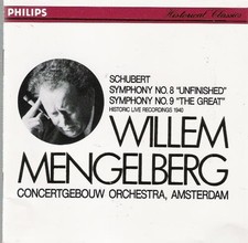 SCHUBERT - Schubert: Symphonies Nos. 8 9 historic Live Recordings - CD NEW