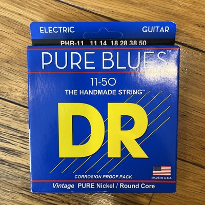 DR Strings Pure Blues Nickel Heavy Electric Guitar Strings PHR11