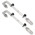 2pcs Fish Tank Water Inlet Hose - 3/8'' Plastic Canister Filters Inlet Tube