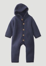 Hessnatur Wollwalk Overall Größe 98 Bio Merino Merinowolle
