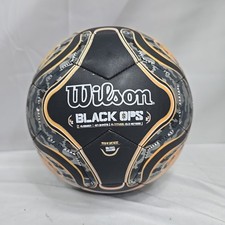 Wilson Black Ops Soccer Ball Size 5 Orange Black and Gray