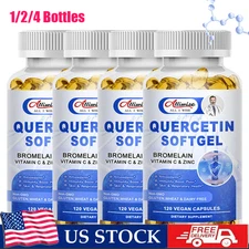 Quercetin With Bromelain 1000Mg Natural Immune supplement 1-4×120 Immune Booster