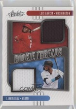 2021 Panini Absolute Rookie Threads Duals Lewin Diaz Luis Garcia V #RTD-LG 0wn9