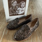 Luisa And Ernesto Girls Glitter Smoking Flats Size EURO 31/US 13 NIB Italy! — photo 6