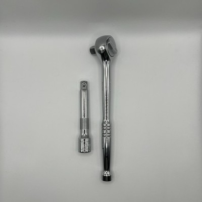 Gearhead 1/2'' Drive Ratchet with 5  Socket Extension Bar