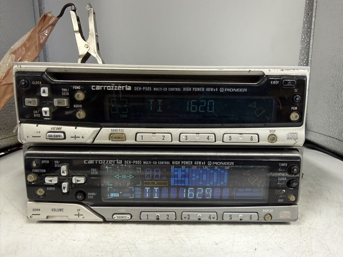 Pioneer Carrozzeria DEH-P900 DEH-P505 CD Deck Set Tested Japan | eBay