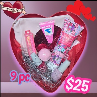 Beauty Gift Set for Women Teens   OPI Nail Polish, Makeup Bag, Lip Gloss, Blush,