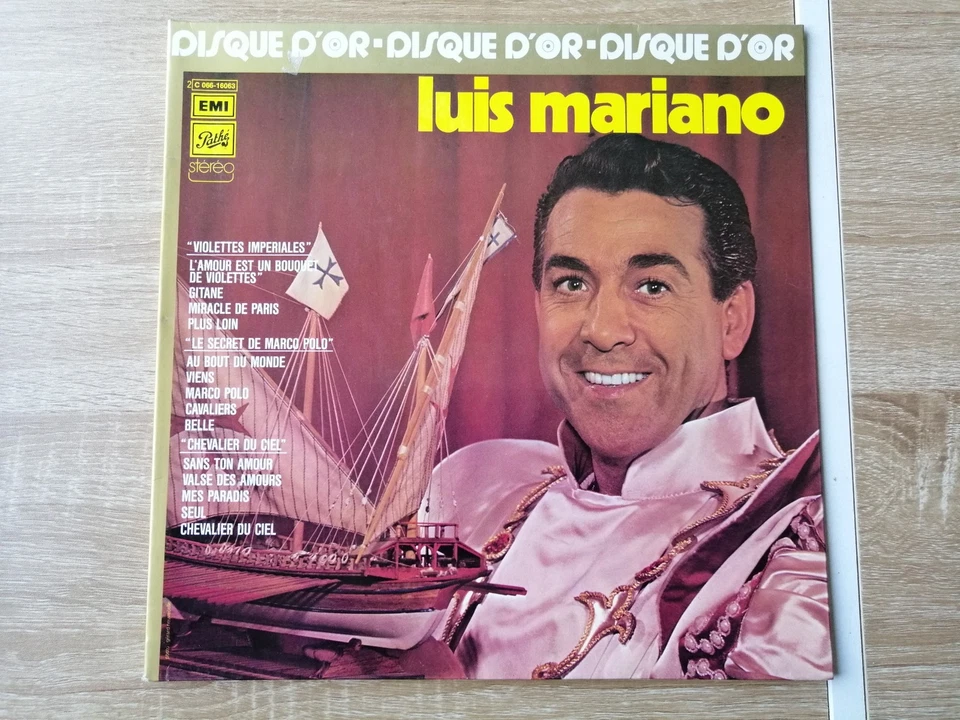 Vinyles 33 Tours - DISQUE D'OR - LUIS MARIANO - "3 OPERETTES CELEBRES" - Photo 2/4