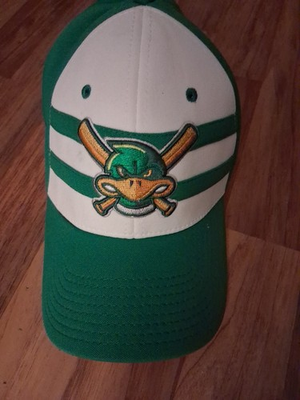 #ad Madison Mallards Green Minor League Baseball Hat Cap Fitted Size L $26.50
