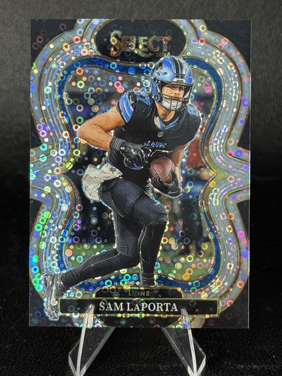 Sam LaPorta Black Disco #371 2025 Panini Select