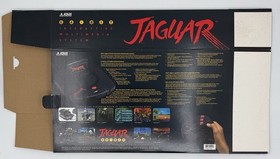 UNFOLDED Brand New Atari Jaguar & CD Console Box Only Shipped Quickly & Securely