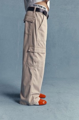 Cotton On Men's Axel Super Baggy Cargo Pants, Stone, Size: 32 | eBay