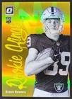 2024 Panini Donruss Optic Brock Bowers Rookie Kings Gold /10 RC Raiders RW3
